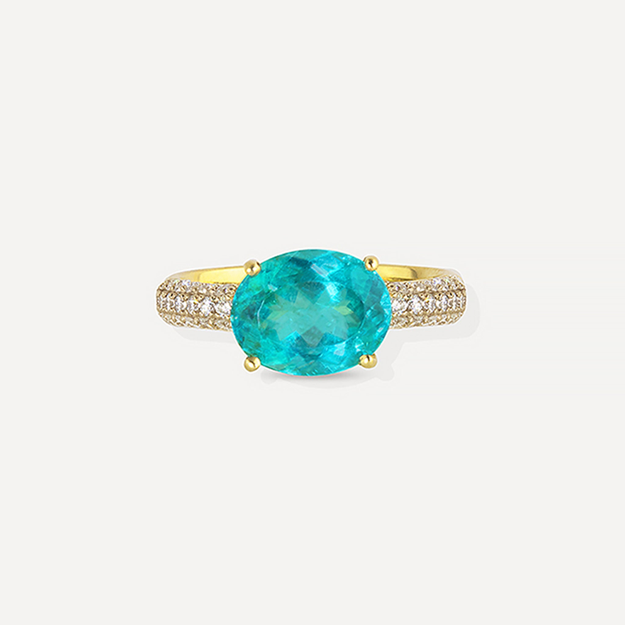 Amalfi Ring - Apatite/Diamond