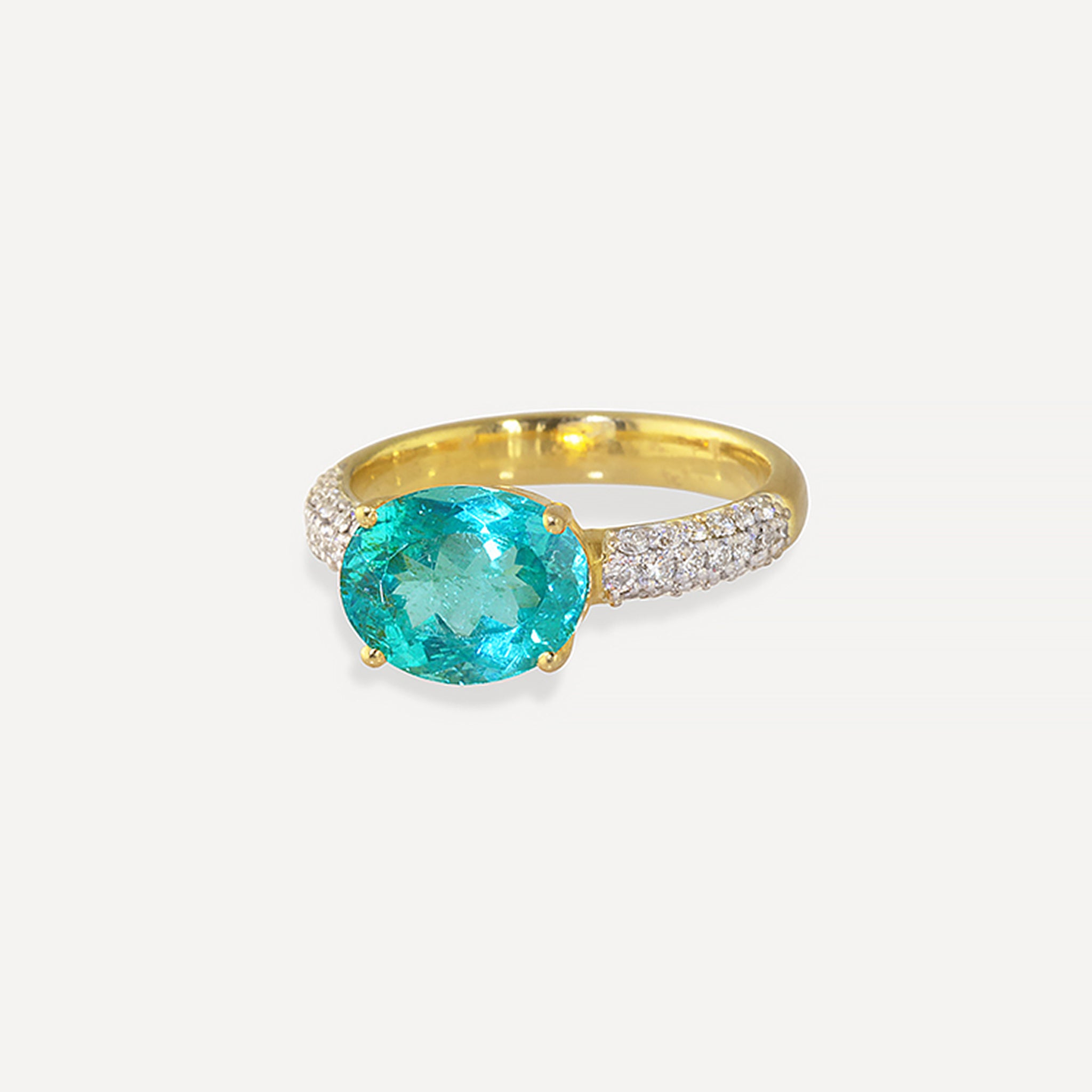 Amalfi Ring - Apatite/Diamond