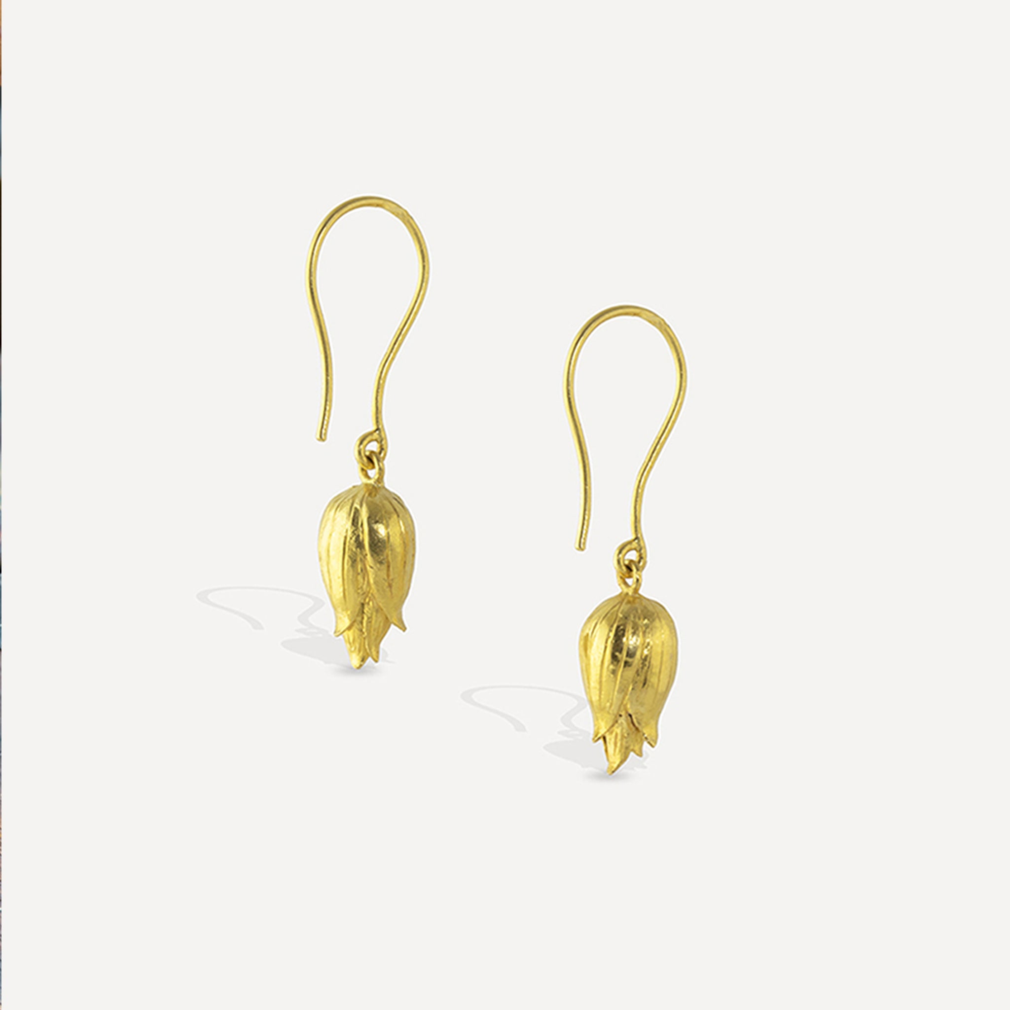 Lotus Bud Earrings