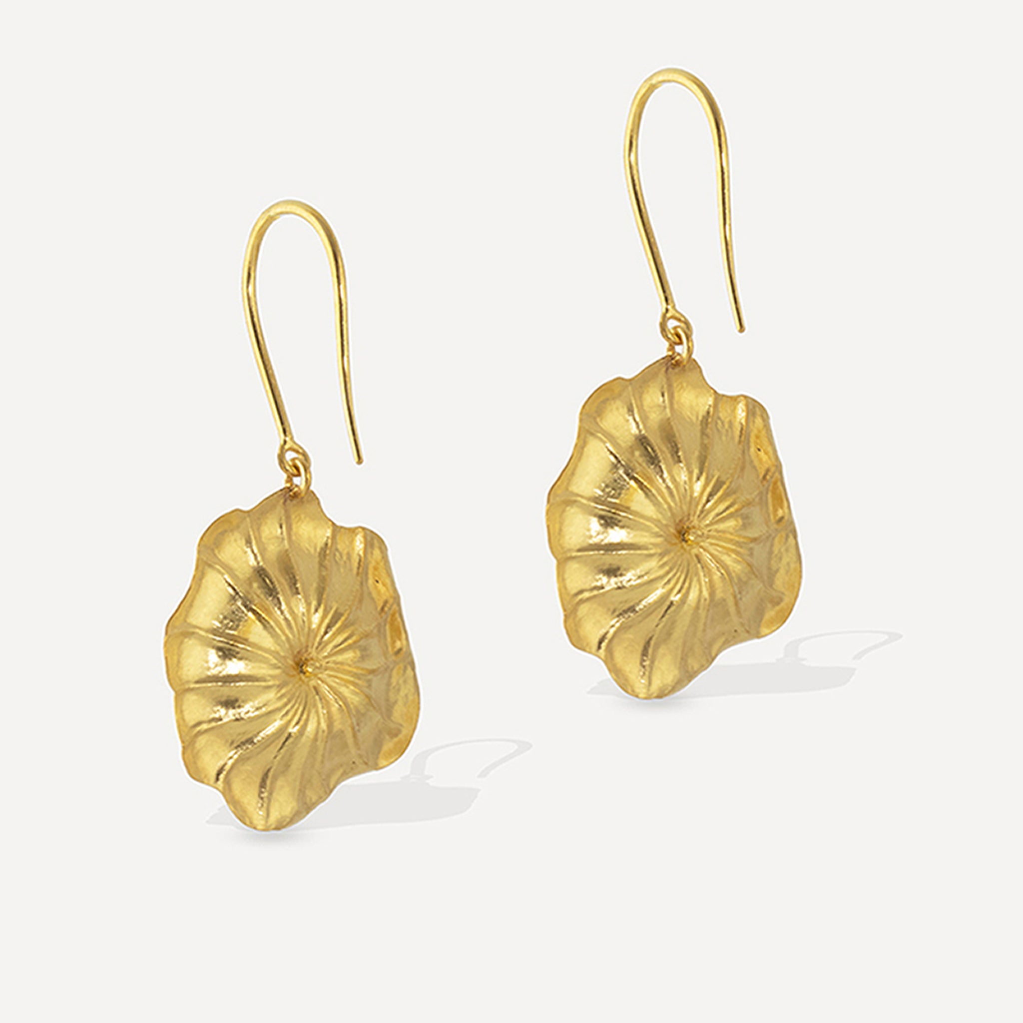 Lotus Leaf Earrings