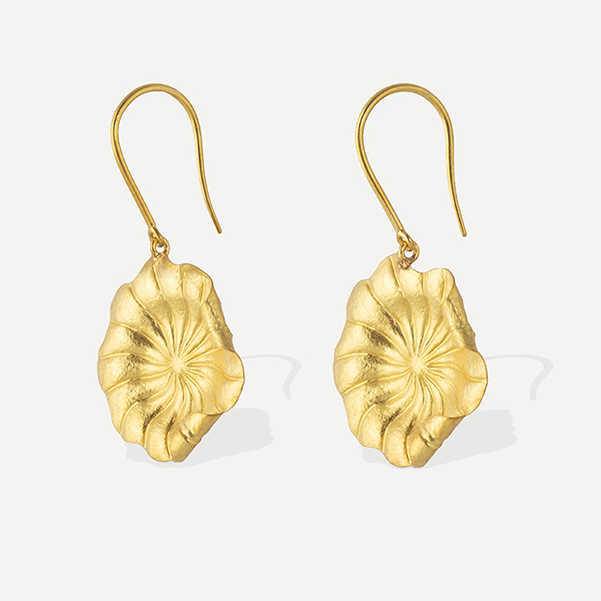 Lotus Leaf Earrings