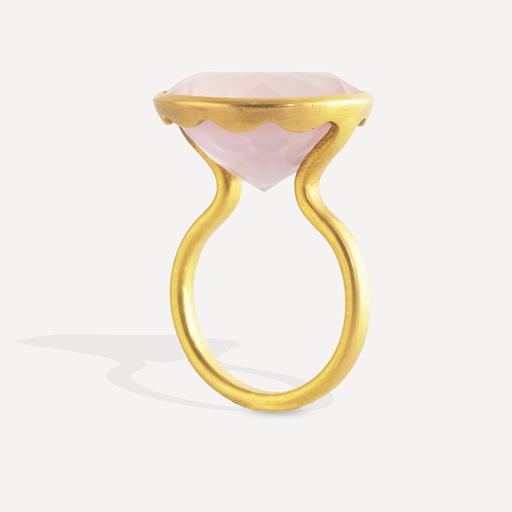 Nalu Ring - Rose Quartz