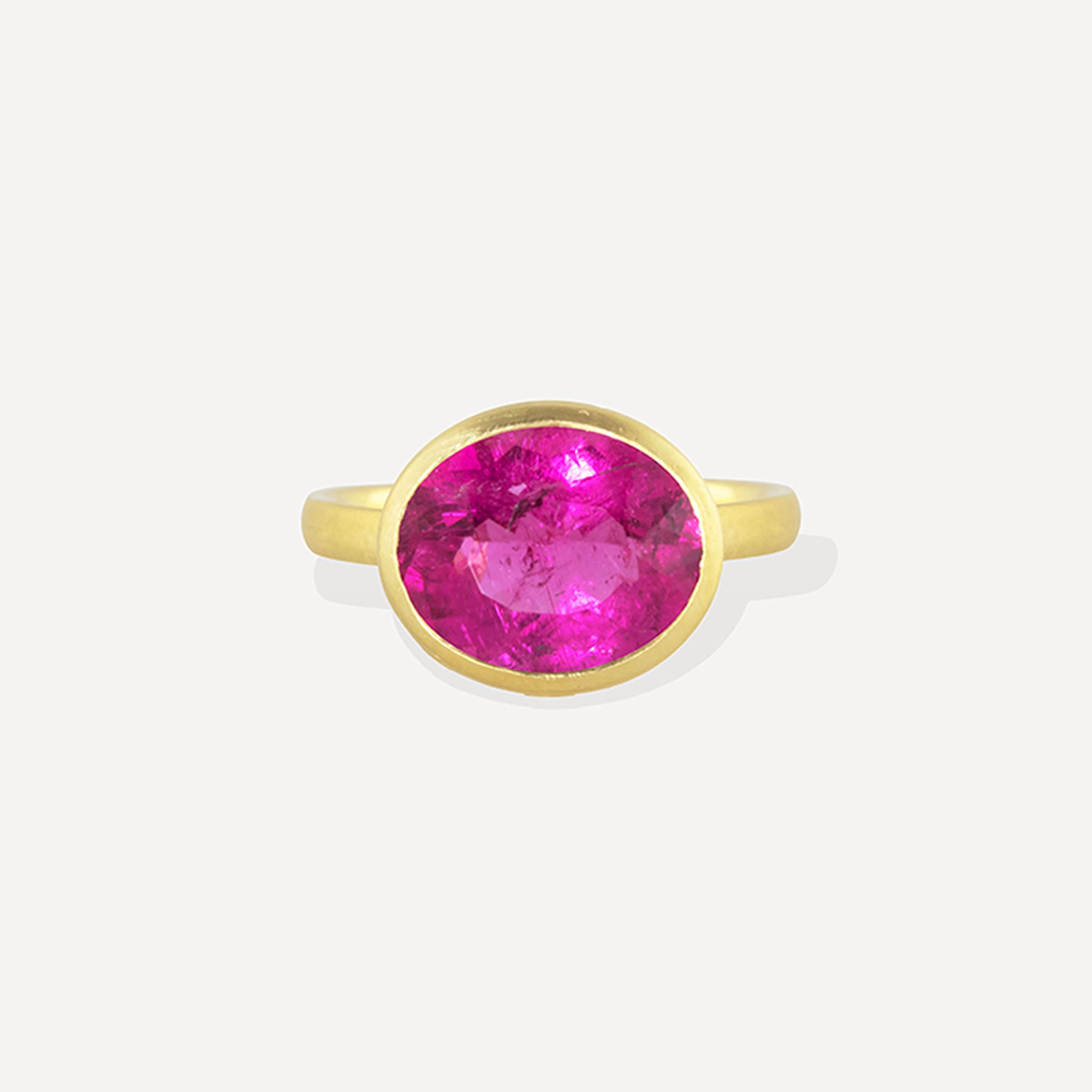 Nalu Ring - Rubellite/Diamond