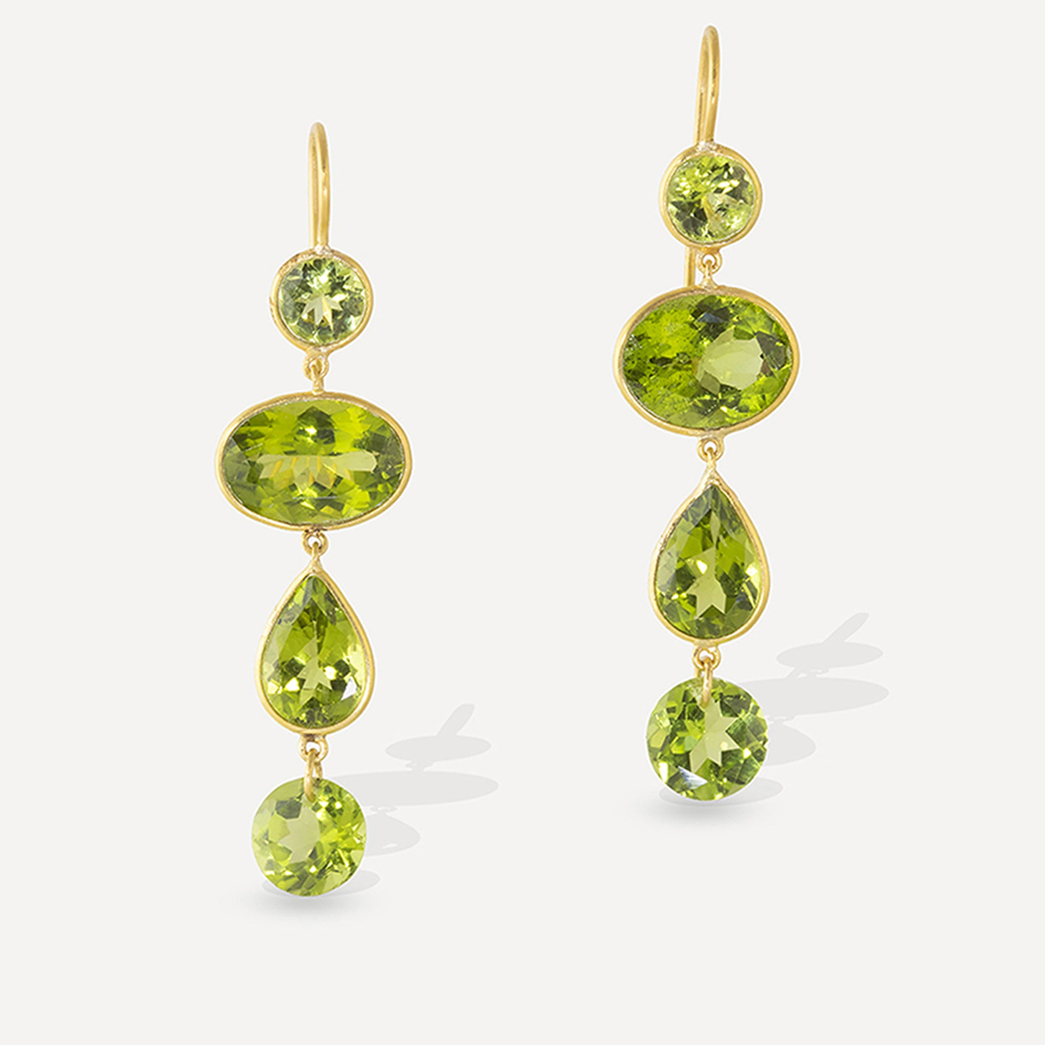 Siren Earrings - Peridot