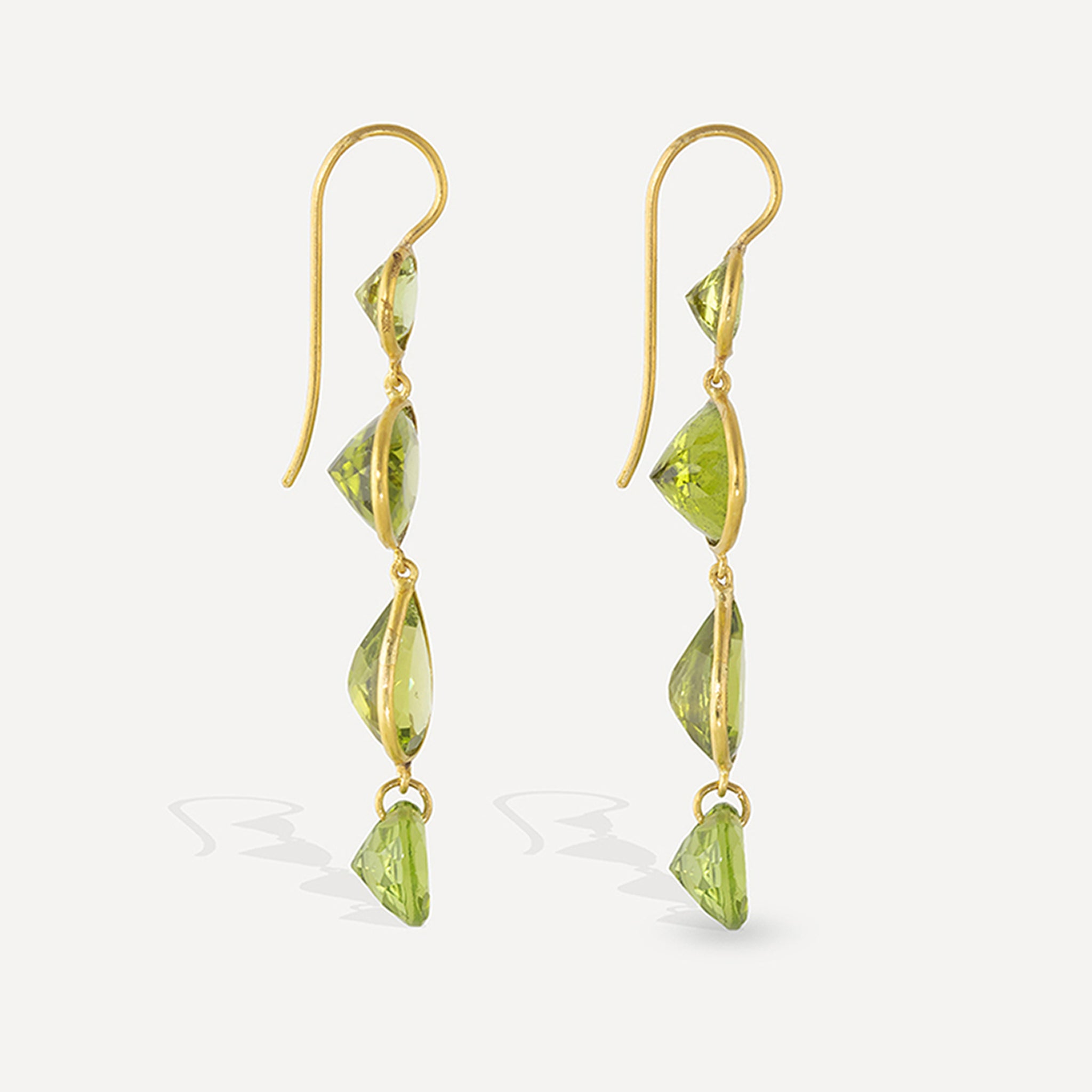 Siren Earrings - Peridot