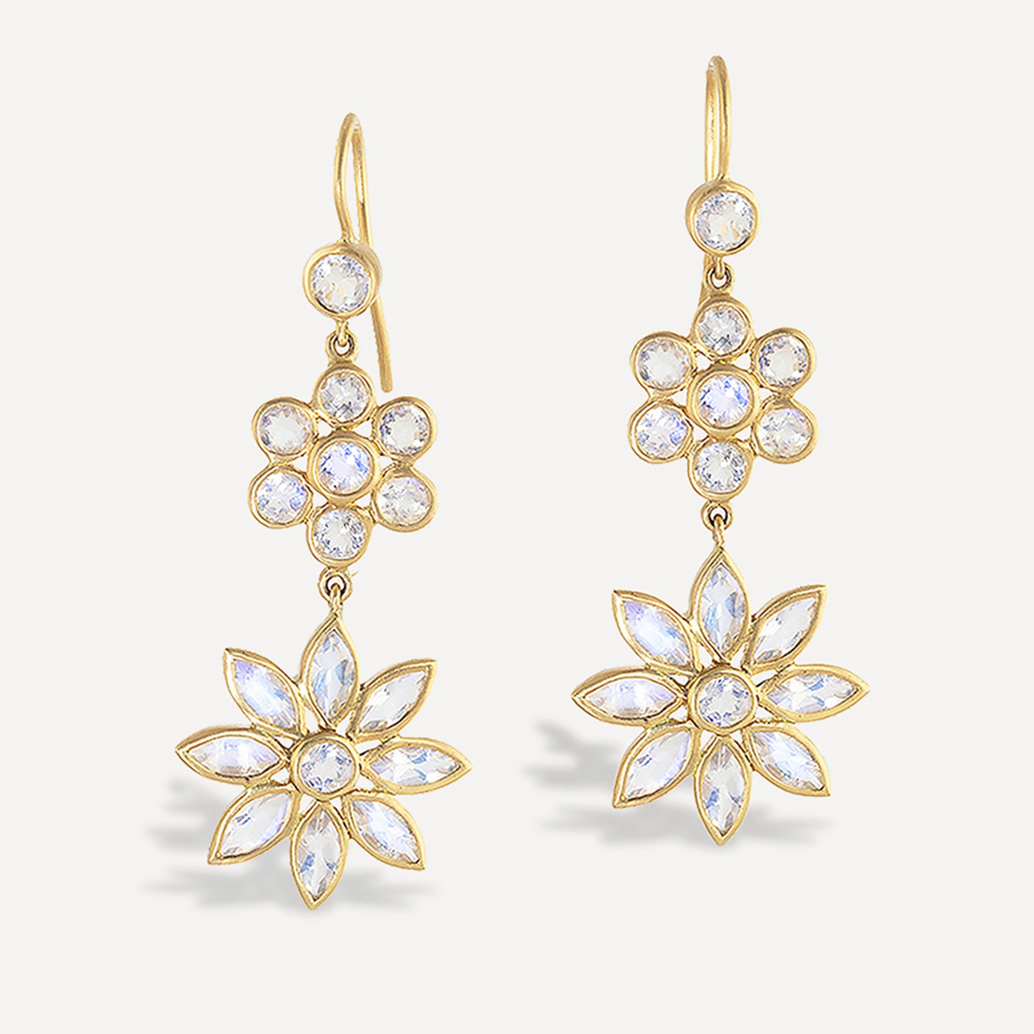 Double Blossom Earrings