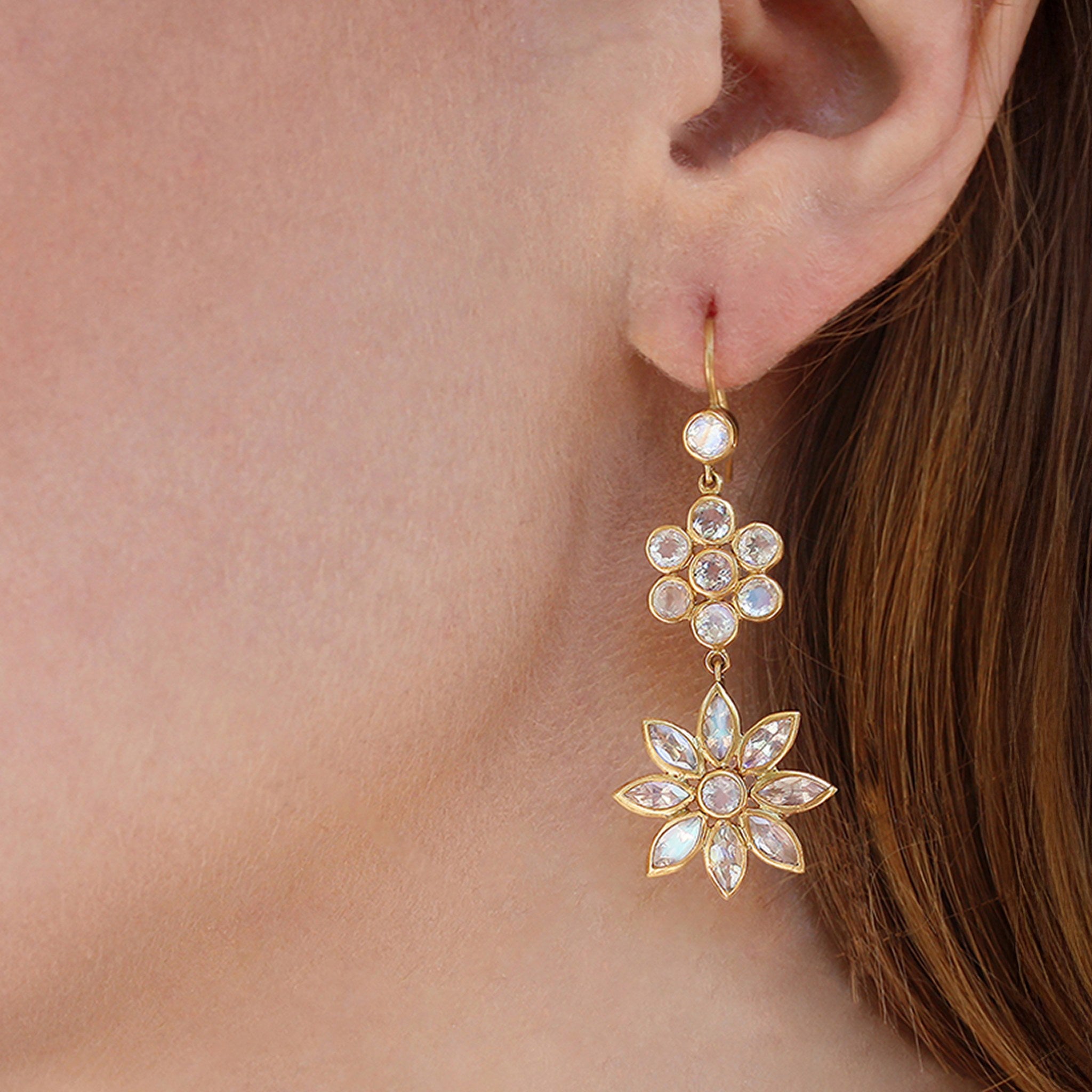 Double Blossom Earrings