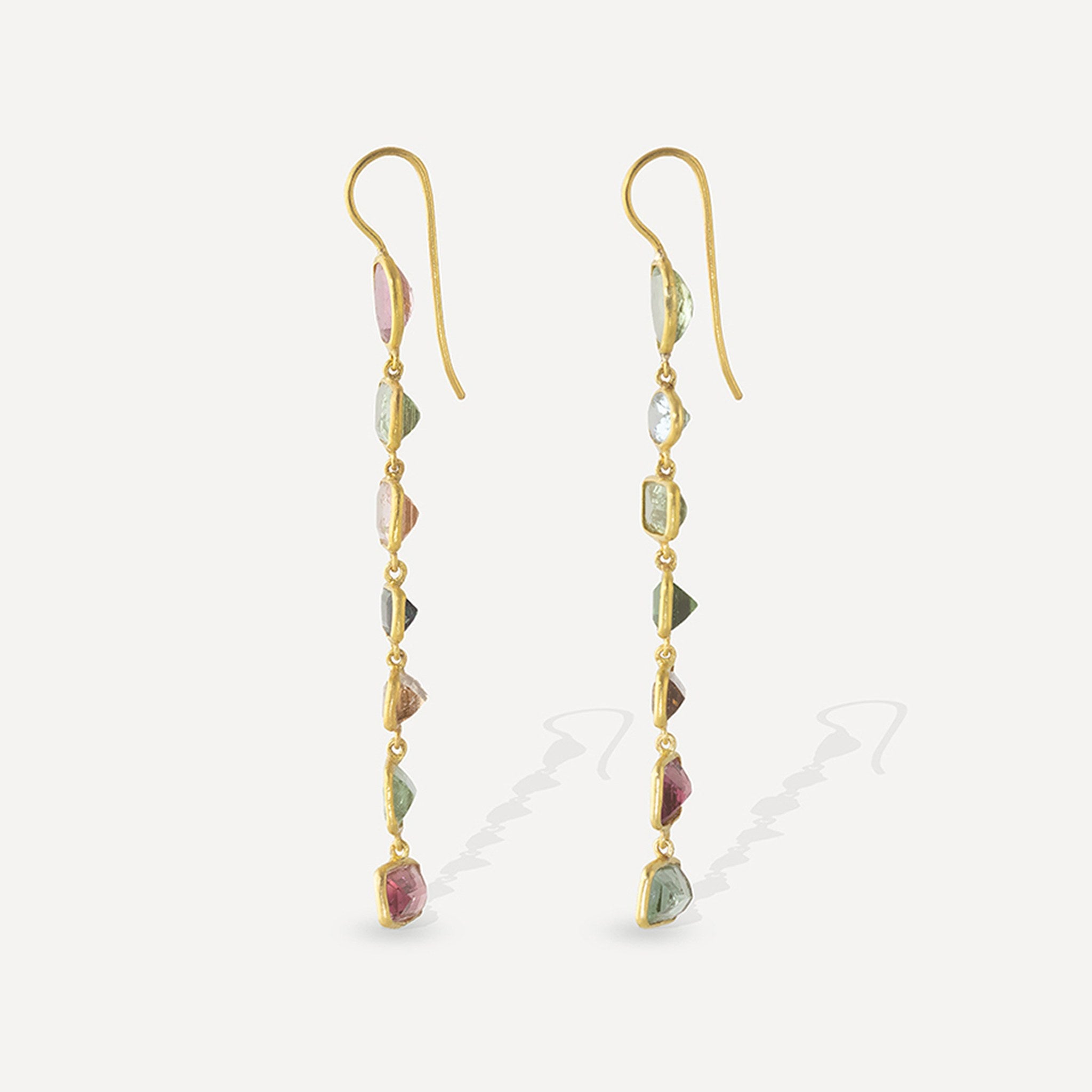 Escalier Drop Earrings Tourmaline