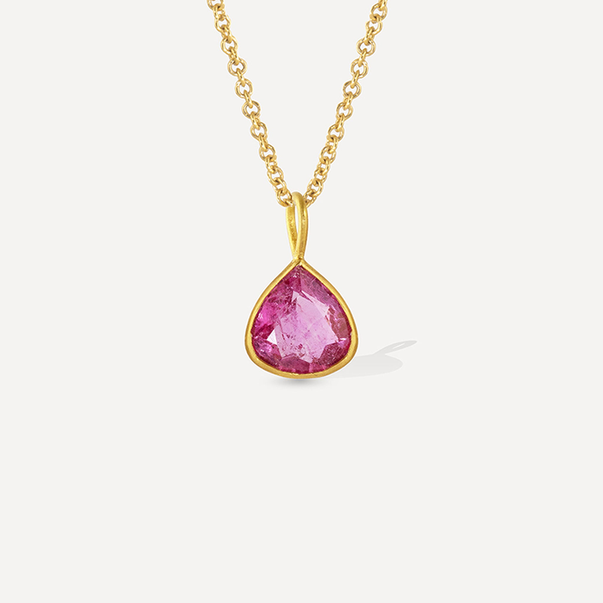 Tika Pendant - Pink Tourmaline