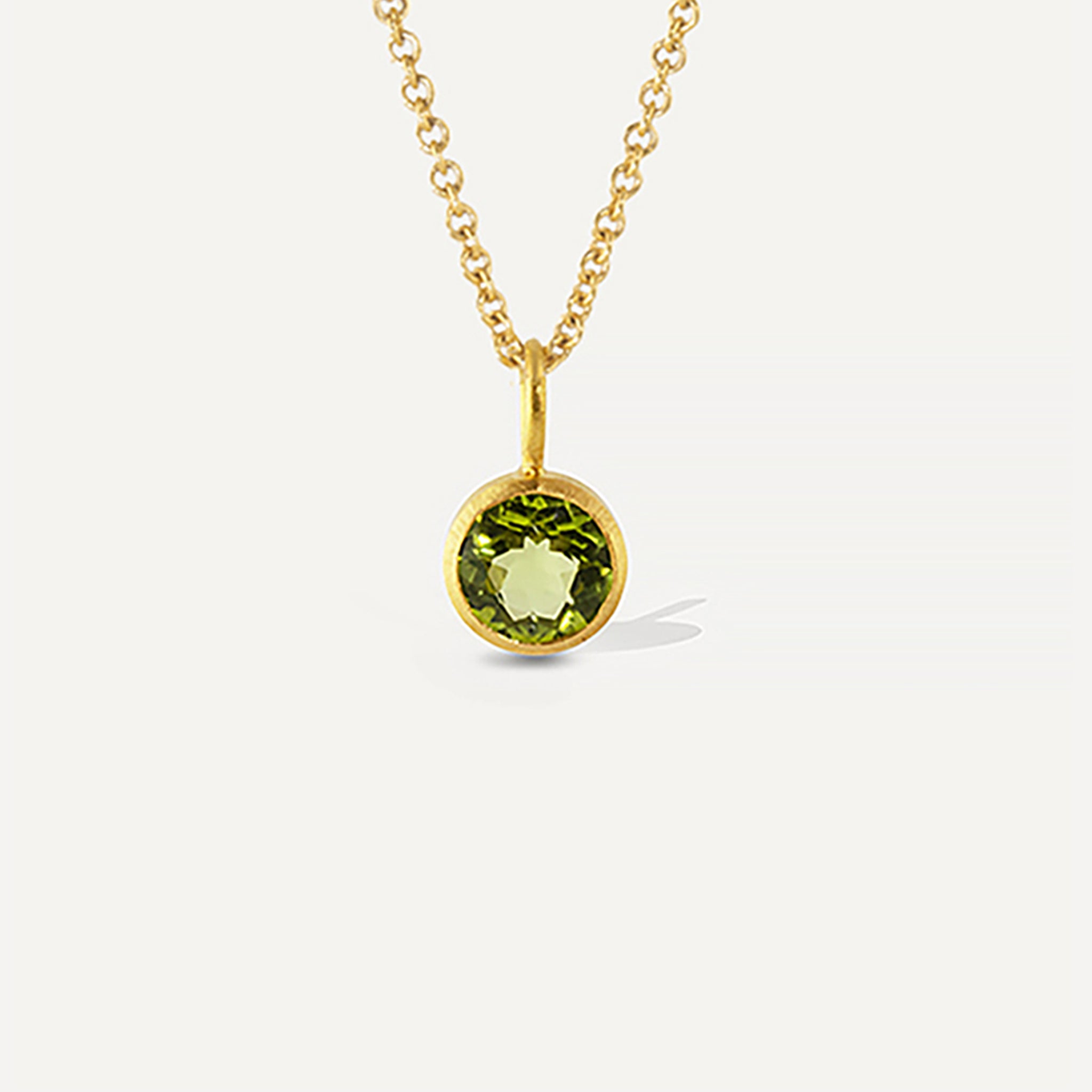 Tika Small Pendant - Peridot